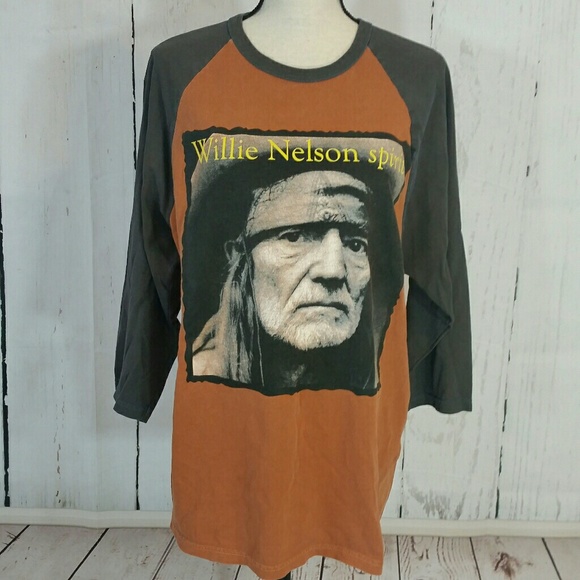 Other - Willie Nelson Spirit Tour 2010 Graphic Raglan Tee